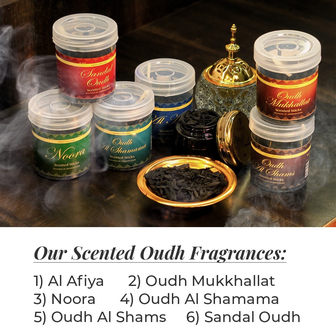 FridayCharm Bakhoor Oud Al Shams Scented Fragrance Sticks