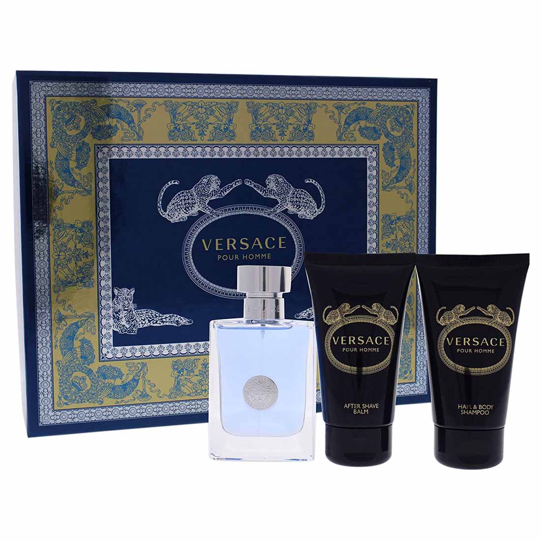 Versace Pour Homme 3 Piece Gift Set For Men