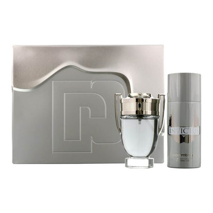 Paco Rabanne Invictus Eau De Toilette 2pcs Gift Set