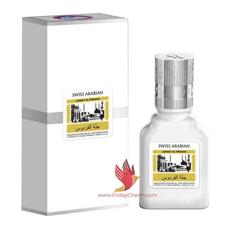 Swiss Arabian Jannat ul Firdaus Attar - 9ml  White