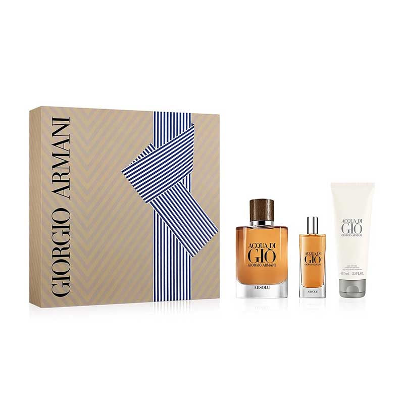 Giorgio Armani Acqua Di Gio Absolu Gift Set For Men EDT
