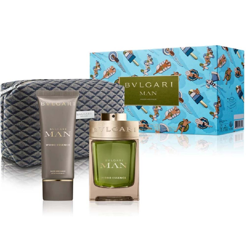 Bvlgari Spring 22 Man Wood Essence Eau De Parfum Gift Set For Men